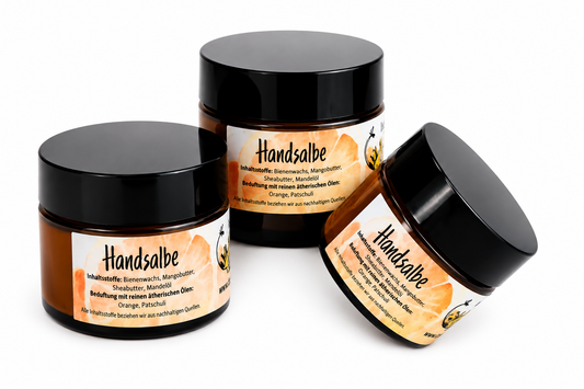 Erfrischende und nährende Handsalbe