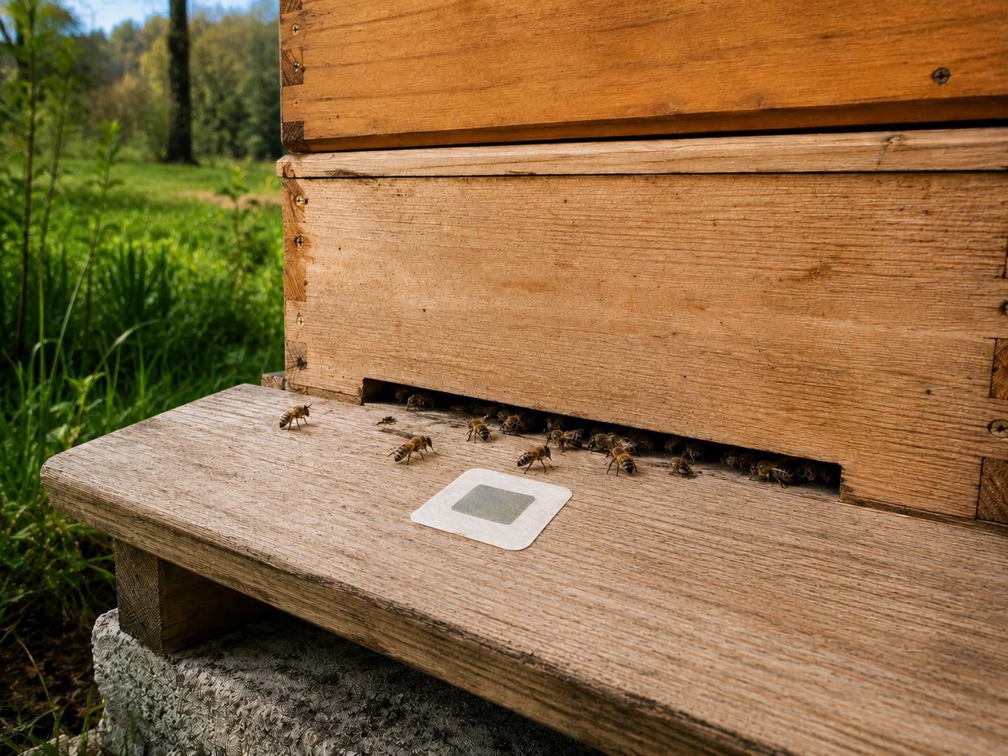 Bienenharmonie – Flugloch-Chip